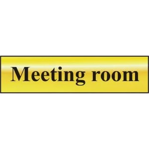 ASEC Meeting Room 200mm x 50mm Self Adhesive Sign