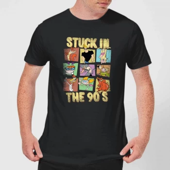 Cartoon Network Stuck In The 90s Mens T-Shirt - Black - 5XL