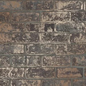 Fine Decor Fine Decor Loft Brick Wallpaper - Brown