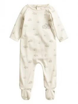 Mango Unisex Baby Cloud Sleepsuit - Cream