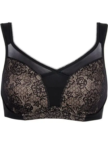 Berlei Beauty Lace Non Wired Smoothing Bra Black