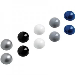 Maul Magnet (Ø) 30 mm Sphere White, Silver, Grey, Blue, Black 10 pcs 6166099