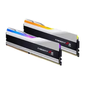 32GB (16GBx2) G.SKILL Trident Z5 RGB DDR5 PC 6400MHz C39 KIT Silver