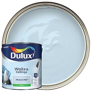 Dulux Walls & Ceilings Mineral Mist Silk Emulsion Paint 2.5L