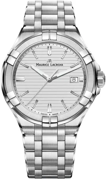 Maurice Lacroix Watch Aikon 3 Hands Mens - Silver ML-1355