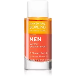Annemarie Borlind Men System Energy Boost Moisturizing Oil for Face and Beard For Him 30ml