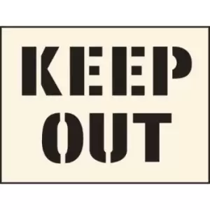 Keep Out Stencil (400 x 600mm)