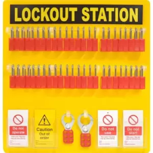 48 Padlock Lockout Station Premier