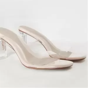 Missguided Clear Heeled Sandals - None