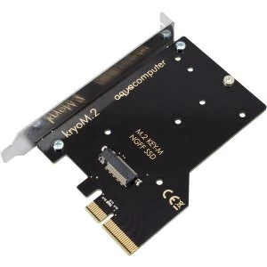 Aqua Computer kryoM.2 PCIe 3.0 x4 adapter for M.2 NGFF PCIe SSD M-Key