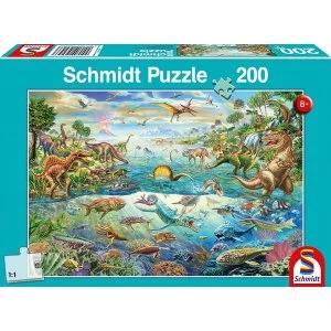 Discover the Dinosaurs 200 Piece Jigsaw Puzzle