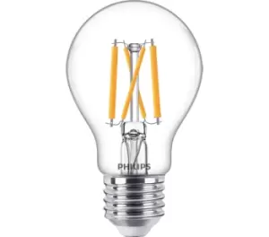 Philips Classic 5W LED Bulb ES E27 GLS Warm White Dimmable - 77054900