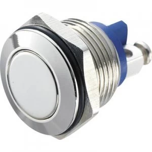 TRU COMPONENTS GQ 16F N Tamper proof pushbutton 48 Vdc 2 A 1 x OffOn IP65 momentary