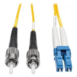 Tripp Lite Duplex Singlemode 8.3 125 Fiber Patch Cable LC ST 1M