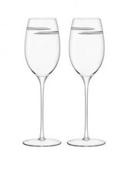 Lsa International Verso White Wine Glasses ; Set Of 2
