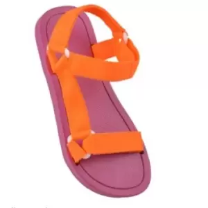 Sand Rocks Womens/Ladies Sandals (3 UK) (Orange/Pink)