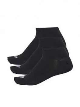 Adidas Originals Trefoil Liner Socks (3 Pack) - Black