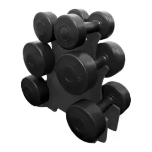 Azure 12kg Dumbbell Set with Stand