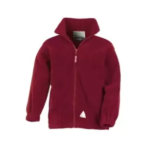 Result Childrens/Kids Full Zip Active Anti Pilling Fleece Jacket (10/12) (Burgundy)