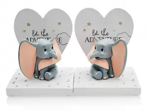 Disney Magical Beginnings Moulded Bookends - Dumbo