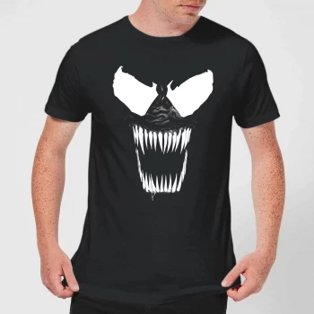 Venom Bare Teeth Mens T-Shirt - Black - 3XL - Black