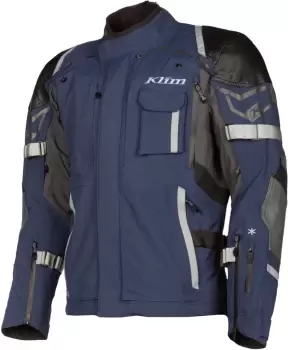 Klim Kodiak Motorcycle Textile Jacket, grey-blue, Size 50, grey-blue, Size 50