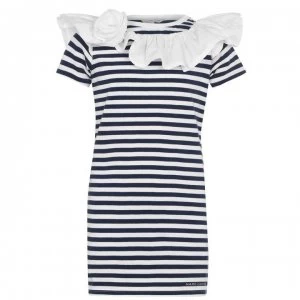 Marc Jacobs Stripe Dress Junior Girls - Blue/White V21