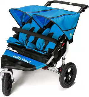Out n About Nipper Single V4 Pushchair, Blue