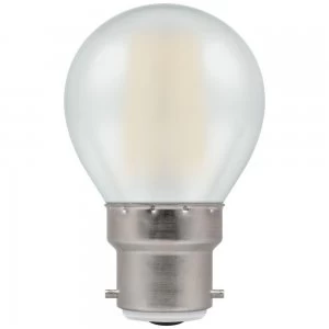 Crompton LED Round BC B22 Filament Dimmable Pearl 5W - Warm White