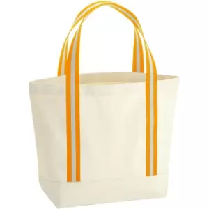 EarthAware Organic Tote Bag (One Size) (Natural/Amber) - Westford Mill