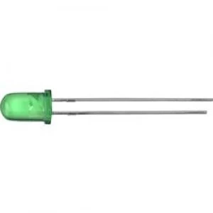 LED wired Green Circular 5mm 60 mcd 20
