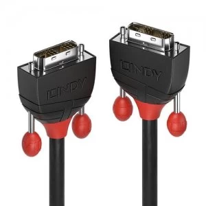 Lindy 36257 DVI cable 3m DVI-D Black