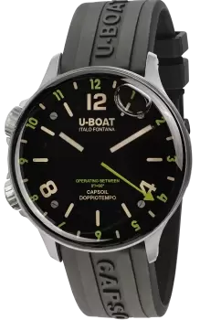 U-Boat Watch Capsoil Doppiotempo 45 SS Green Indices