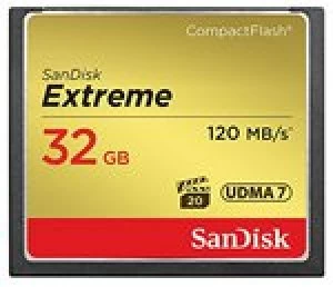 SanDisk Extreme Compact Flash 32GB Memory Card