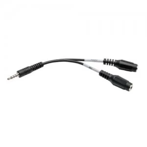 Tripp Lite 3.5mm 3 Position Female X2 To 3.5mm 4 Position Male Audio