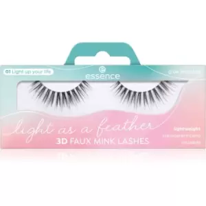 essence Light as a Feather 3D Faux Mink Lashes 01 1 Pack - wilko
