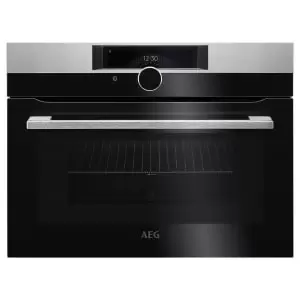 AEG KMK968000M Built In Compact Electric Single Oven - Stainless Steel