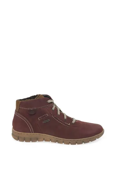 Josef Seibel 'Steffi 53' Casual Lace Up Ankle Boots Maroon