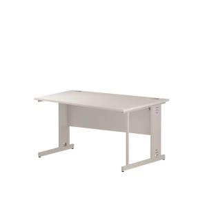 Trexus 160 x 100cm Wave Desk White