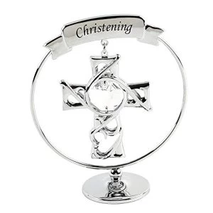 Crystocraft Christening Ornament - Crystals From Swarovski?