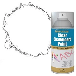 Rust-Oleum Chalkboard Clear Matt Multi-surface Spray Paint 150ml