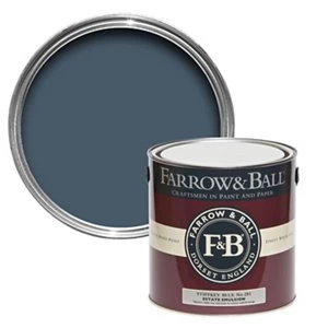 Farrow & Ball Estate Stiffkey blue No. 281 Matt Emulsion Paint 2.5L