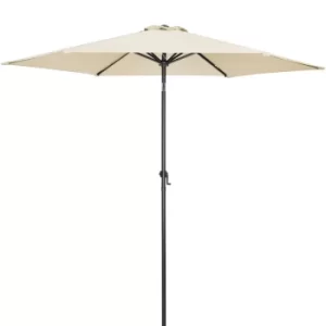 Garden Parasol Umbrella Large 3m UV-Protection 40+ Sun Shade Patio Canopy Beige