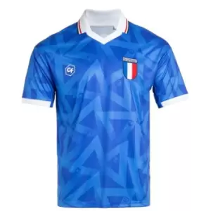 Classicos de Futebol France Retro Fan Shirt Mens - Blue