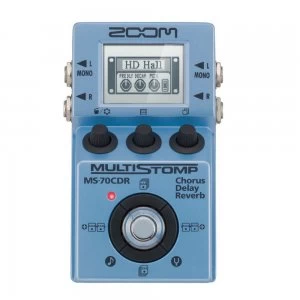Zoom MS 70CDR MultiStomp Chorus Delay Reverb Pedal