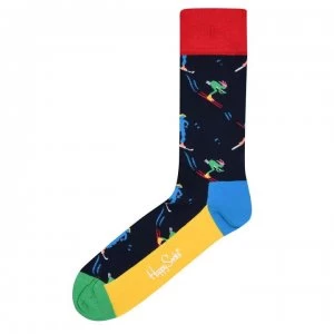 Happy Socks Skier Socks - Navy