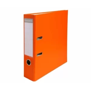 Exacompta Lever Arch File A4 S80mm 2 Rings, Card/PP, Orange, Pack of 20