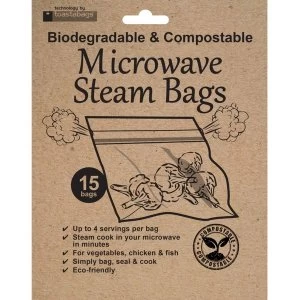 Planit Eco Friendly Microwave Steam Bags Pack 15