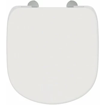 Tempo soft close toilet seat for short projection - White - Ideal Standard
