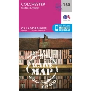 Colchester, Halstead & Maldon by Ordnance Survey (Sheet map, Active map, folded, 2016)